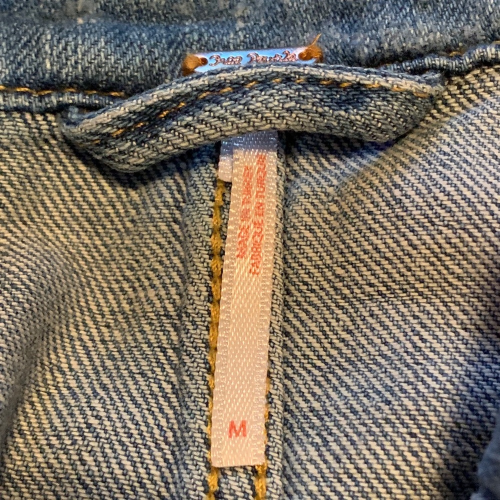 Free People Moonchild Denim Shirt Jacket M - Picture 7 of 8